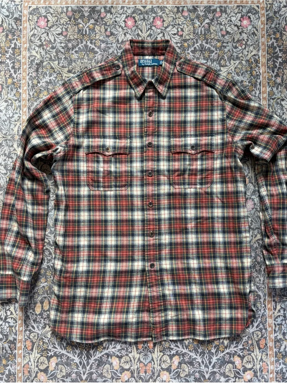Polo Ralph Lauren western style flannel shirt, Men’s Large